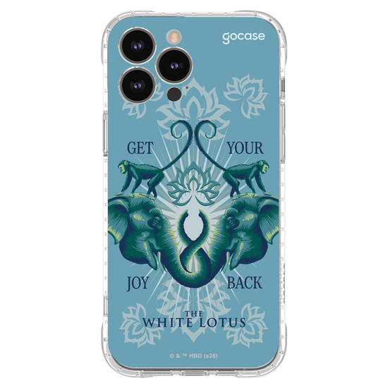 Capinha para celular  The White Lotus - Animais e Arabescos