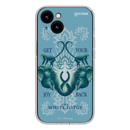 Capinha para celular  The White Lotus - Animais e Arabescos