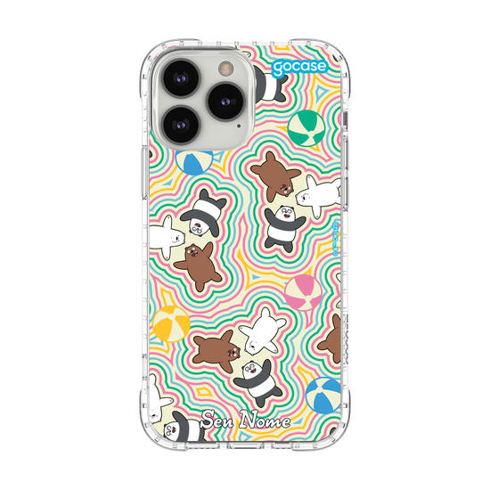 Capinha para celular Urso Sem Curso - Pattern Colorido