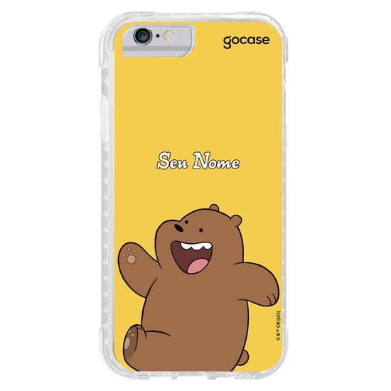 Capinha para celular Urso Sem Curso - Pardo