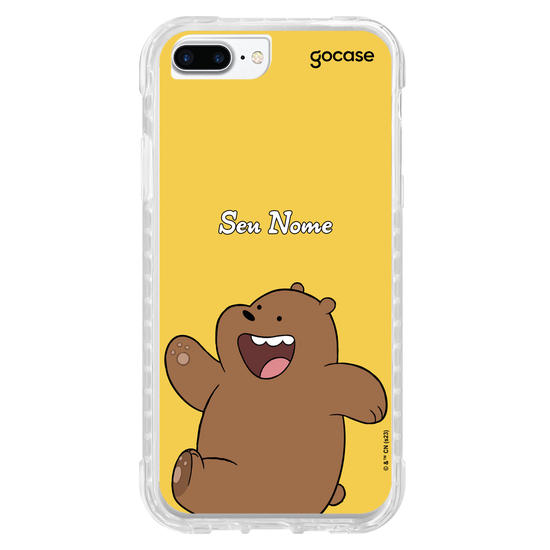 Capinha para celular Urso Sem Curso - Pardo