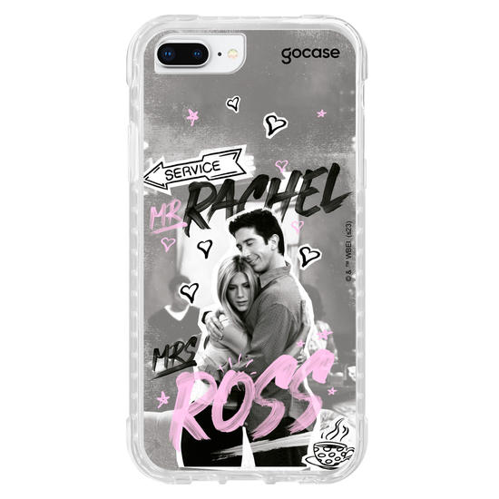 Capinha para celular Friends - Mr. Rachel and Mrs. Ross