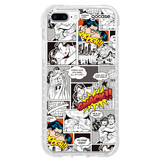 Capinha para celular Superman - Clark e Lois