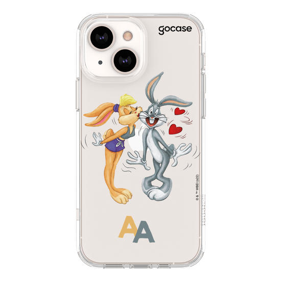 Capinha para celular Looney Tunes - Lola & Pernalonga