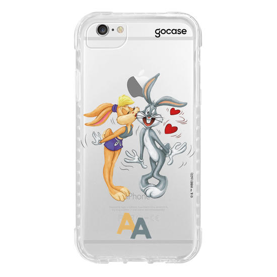 Capinha para celular Looney Tunes - Lola & Pernalonga