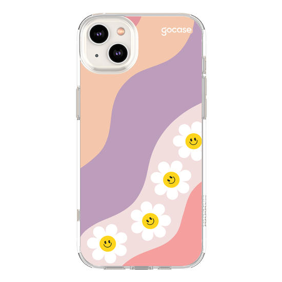 Capinha para celular  Waves Smile Flowers