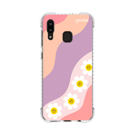 Capinha para celular  Waves Smile Flowers