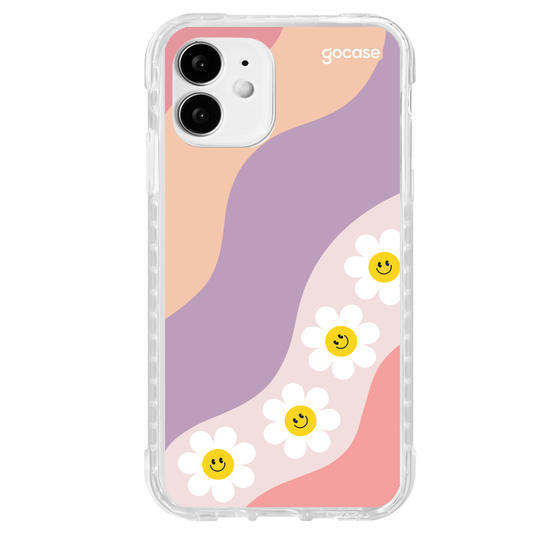 Capinha para celular  Waves Smile Flowers