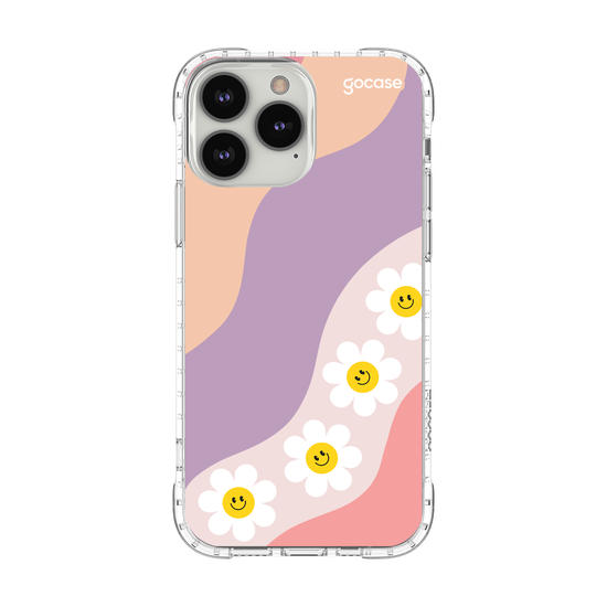 Capinha para celular  Waves Smile Flowers