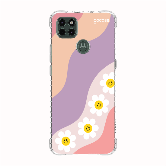 Capinha para celular  Waves Smile Flowers