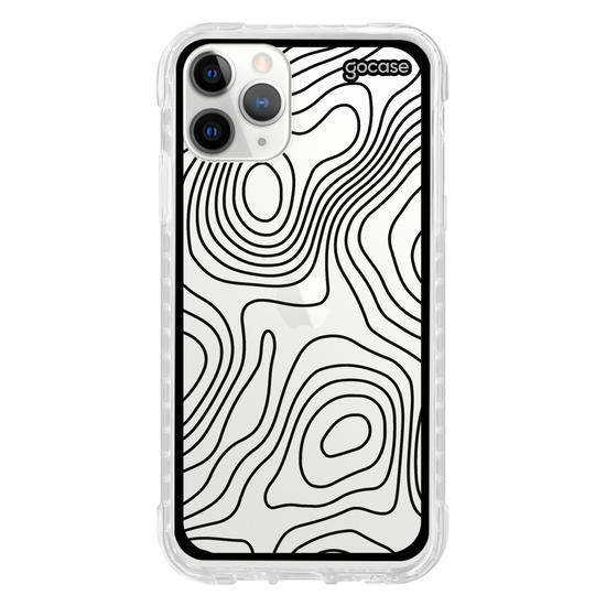 Capinha para celular  Wavy Lines