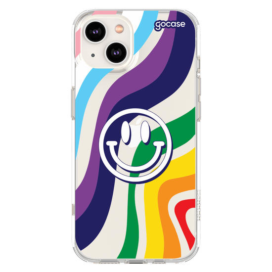 Capinha para celular  Mês do Orgulho - Wavy Smile Face