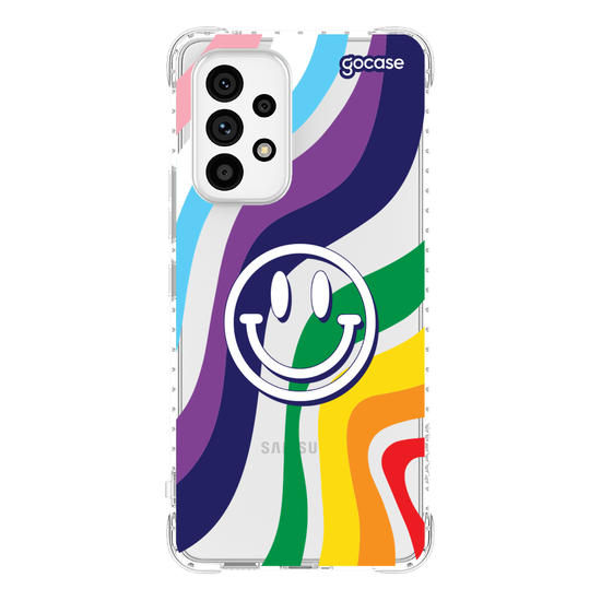 Capinha para celular  Mês do Orgulho - Wavy Smile Face