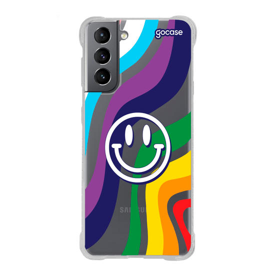 Capinha para celular  Mês do Orgulho - Wavy Smile Face
