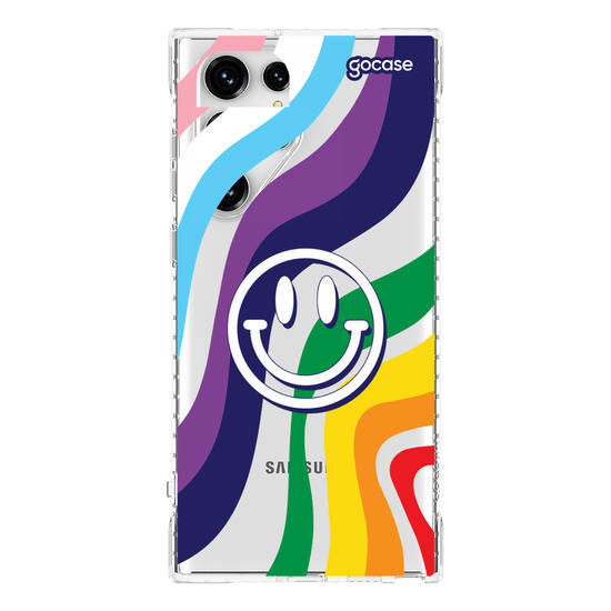 Capinha para celular  Mês do Orgulho - Wavy Smile Face