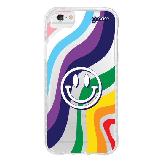 Capinha para celular  Mês do Orgulho - Wavy Smile Face