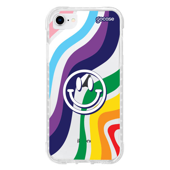 Capinha para celular  Mês do Orgulho - Wavy Smile Face