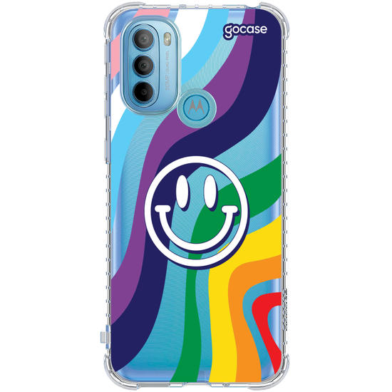 Capinha para celular  Mês do Orgulho - Wavy Smile Face