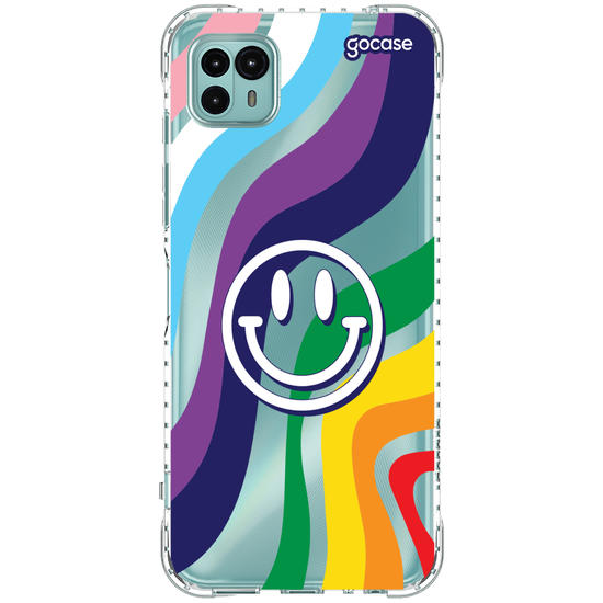 Capinha para celular  Mês do Orgulho - Wavy Smile Face
