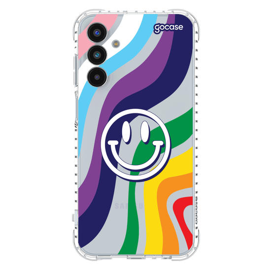 Capinha para celular  Mês do Orgulho - Wavy Smile Face