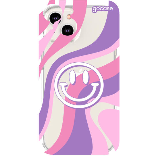 Capinha para celular Wavy Smile Face