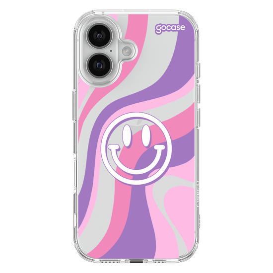 Capinha para celular Wavy Smile Face
