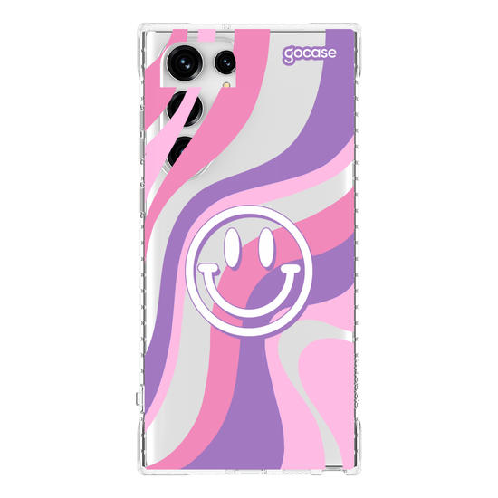 Capinha para celular Wavy Smile Face