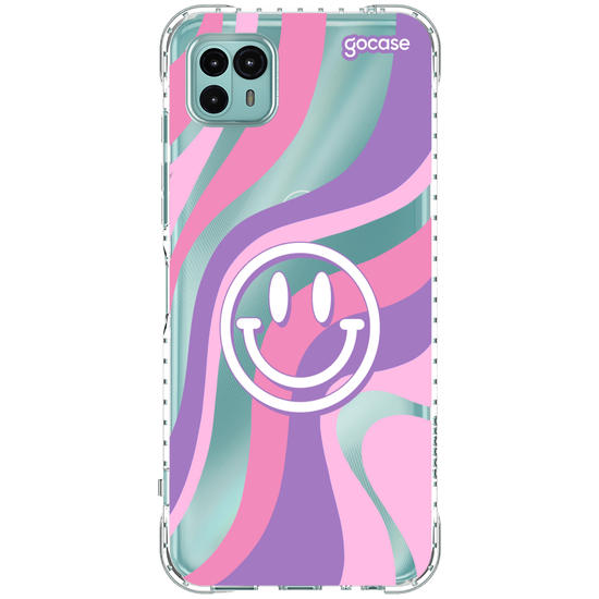 Capinha para celular Wavy Smile Face