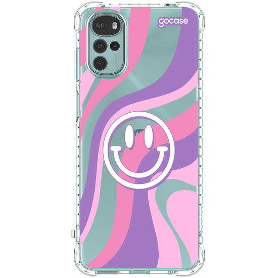 Capinha para celular Wavy Smile Face