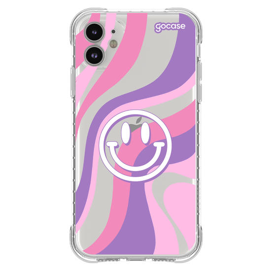 Capinha para celular Wavy Smile Face