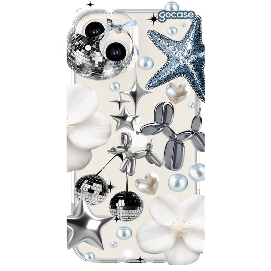 Capinha para celular  White Disco