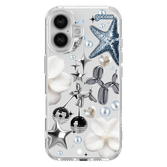 Capinha para celular  White Disco