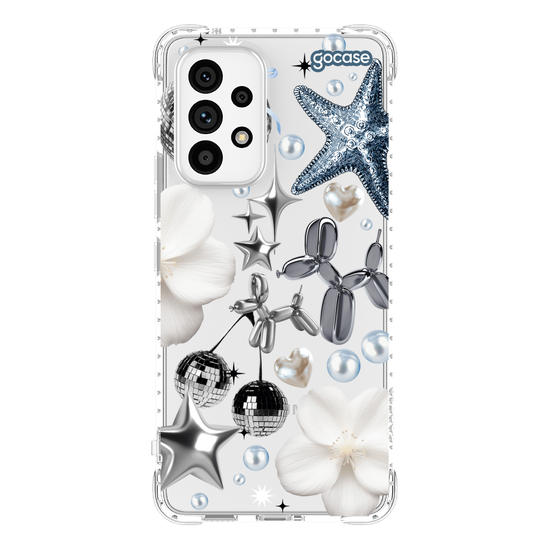 Capinha para celular  White Disco