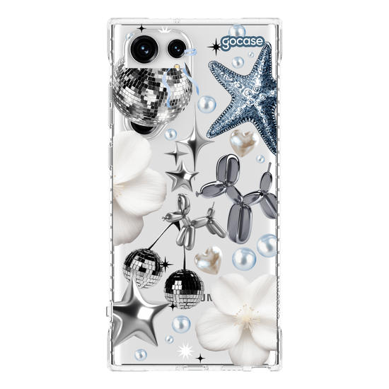 Capinha para celular  White Disco