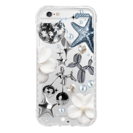 Capinha para celular  White Disco