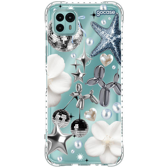 Capinha para celular  White Disco