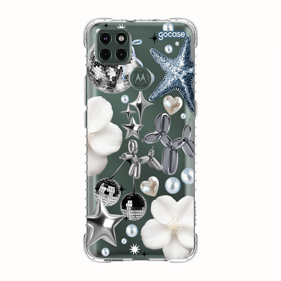 Capinha para celular  White Disco