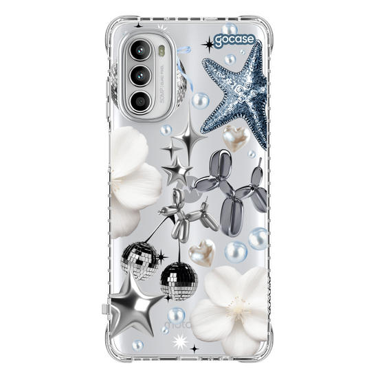 Capinha para celular  White Disco