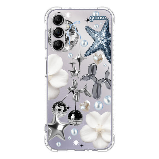 Capinha para celular  White Disco