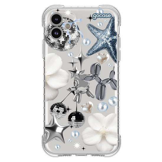 Capinha para celular  White Disco
