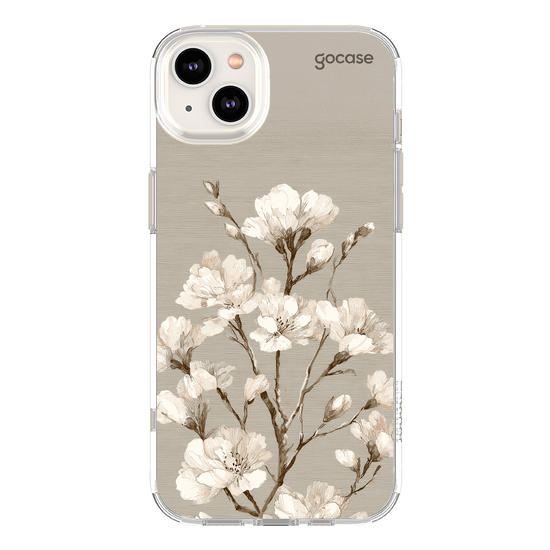 Capinha para celular  White Foral