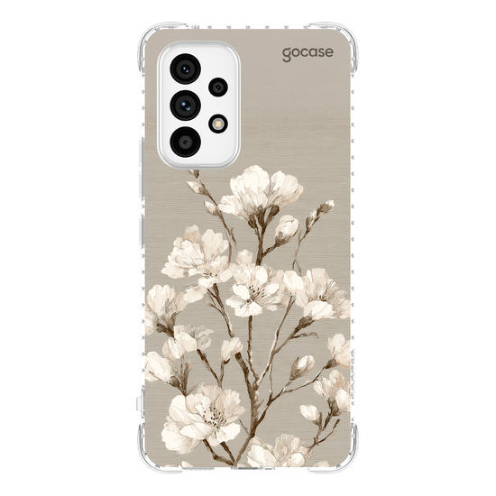 Capinha para celular  White Foral