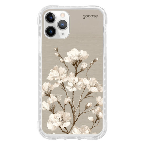 Capinha para celular  White Foral
