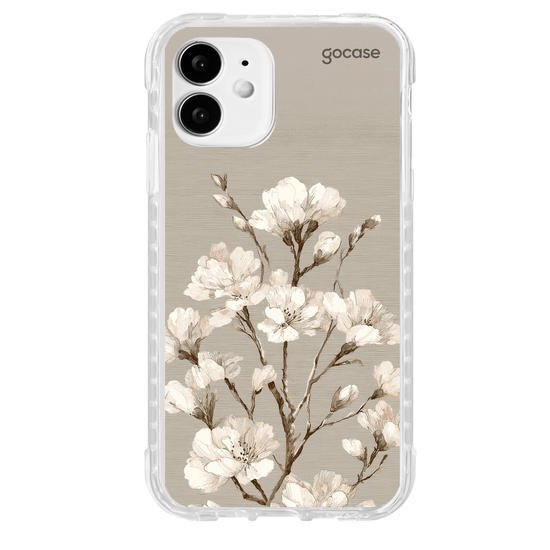 Capinha para celular  White Foral