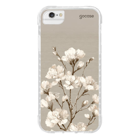 Capinha para celular  White Foral