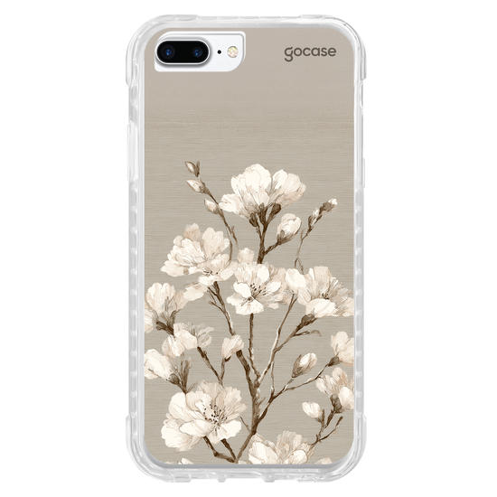 Capinha para celular  White Foral