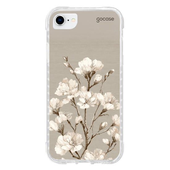 Capinha para celular  White Foral