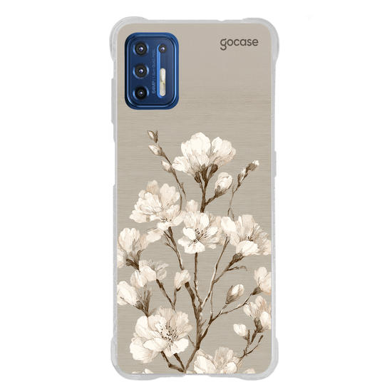 Capinha para celular  White Foral