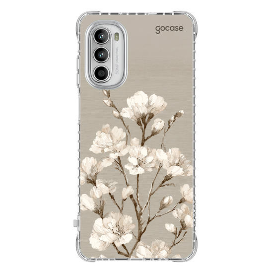 Capinha para celular  White Foral