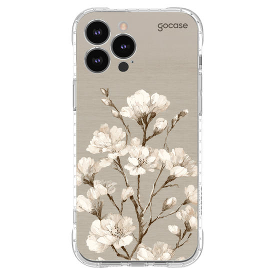 Capinha para celular  White Foral